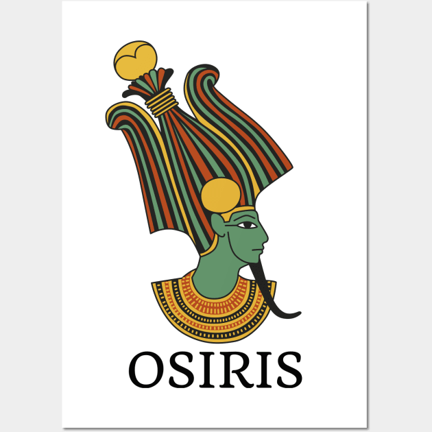 OSIRIS god of the underworld Wall Art by Tiro1Linea